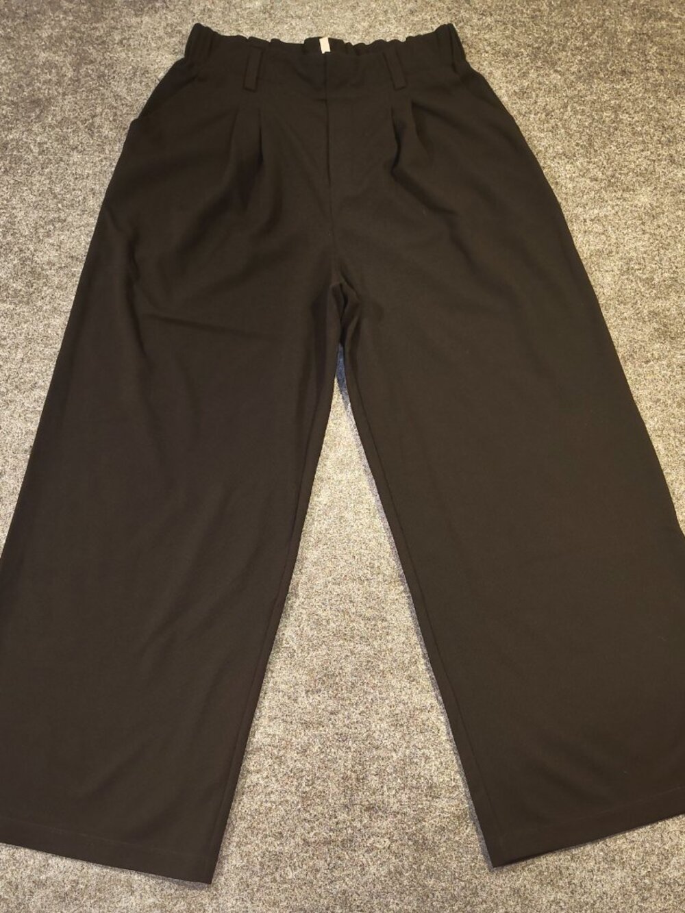 Halara Wide‑Leg Athleisure Pants – Women’s M – Black